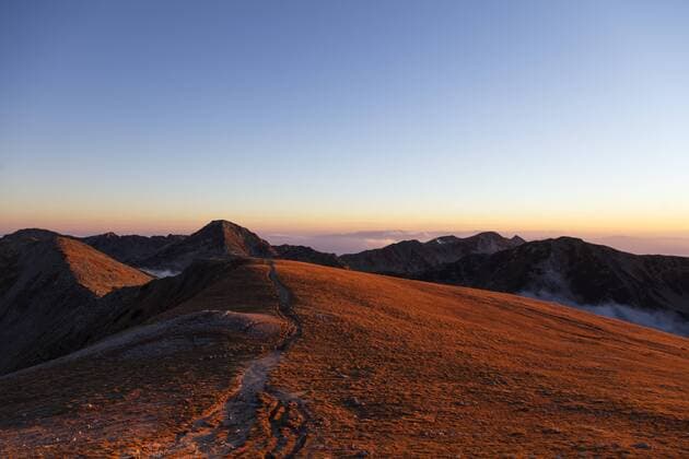 Mount Vihren, 2945m, Pirin National Park, UNESCO World Heritage Site, Bansko, Bulgaria, Europe Copyright: ChristianxKober 733-7402