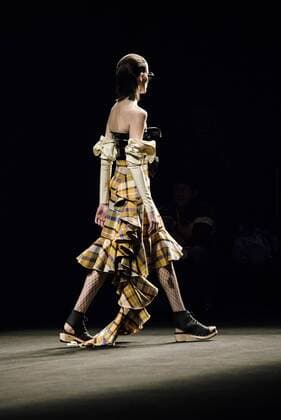 February 1, 2017 - Barcelona, Catalonia, Spain - A model walks the runway at the Anel Yaos fashion show presenting the new Autumn Winter 2017 18 collection during 080 Barcelona Fashion Week Barcelona Spain - ZUMAo105 20170201_zap_o105_013 Copyright: xMatthiasxOesterlex