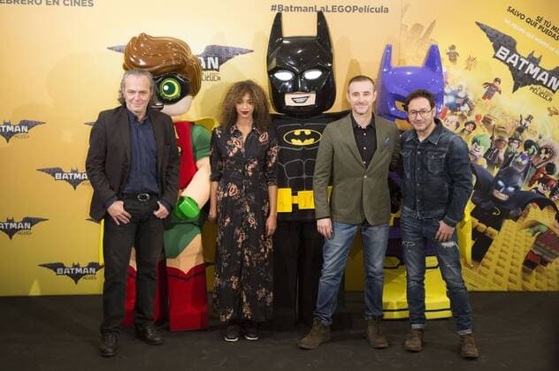 Jose Coronado, Berta Vazquez, Claudio Serrano und Carlos Santos bei der Präsentation des Animationsfilms Batman La LEGO Pelicula The LEGO Batman Movie . Madrid, 01.02.2017 Jose Coronado, Berta Vazquez, Claudio Serrano, Carlos Santos  Foto:xDyDxFotografosx xFuturexImage
