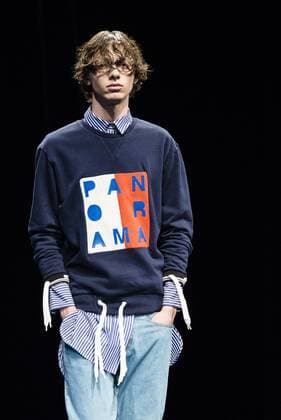 February 1, 2017 - Barcelona, Catalonia, Spain - A model walks the runway at the Pablo Erroz fashion show presenting the new Panorama AW17 18 collection during 080 Barcelona Fashion Week Barcelona Spain - ZUMAo105 20170201_zap_o105_075 Copyright: xMatthiasxOesterlex