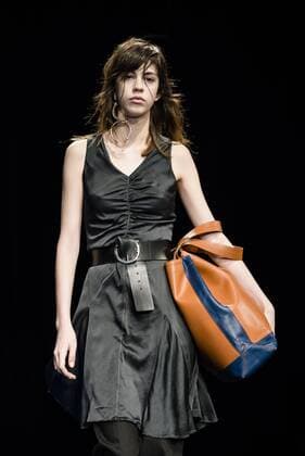 February 1, 2017 - Barcelona, Catalonia, Spain - A model walks the runway at the Pablo Erroz fashion show presenting the new Panorama AW17 18 collection during 080 Barcelona Fashion Week Barcelona Spain - ZUMAo105 20170201_zap_o105_081 Copyright: xMatthiasxOesterlex