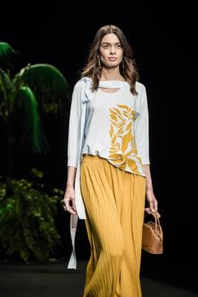 February 1, 2017 - Barcelona, Catalonia, Spain - A model walks the runway at the Escorpion fashion show presenting the new SS17 Heritage collection during 080 Barcelona Fashion Week Barcelona Spain - ZUMAo105 20170201_zap_o105_135 Copyright: xMatthiasxOesterlex