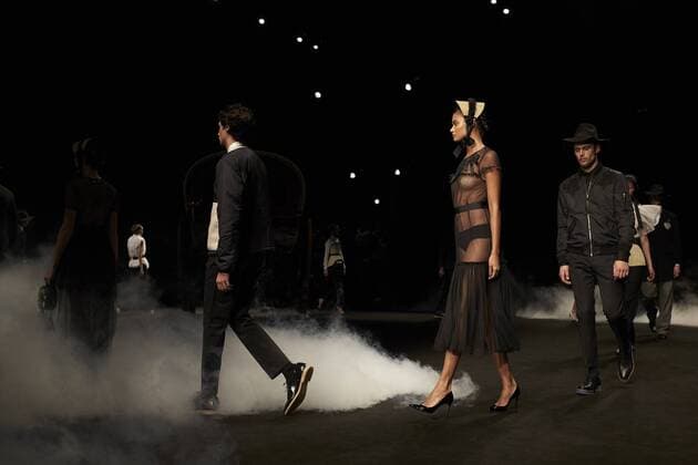 Models take to the catwalk with the creations of fashion designer Antonio Miro during the 080 Barcelona Fashion Week held in Barcelona, Catalonia, Spain on 01 February 2017. The 080 Barcelona Fashion Week runs from 30 January to 03 February. 080 BARCELONA FASHION WEEK !ACHTUNG: NUR REDAKTIONELLE NUTZUNG!  20170201-636215668374630910