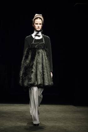 February 1, 2017 - Barcelona, Catalonia, Spain - A model walks the runway at the Antonio Miro fashion show presenting the new Origens collection during 080 Barcelona Fashion Week Barcelona Spain - ZUMAo105 20170201_zap_o105_168 Copyright: xMatthiasxOesterlex