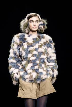 February 1, 2017 - Barcelona, Catalonia, Spain - A model walks the runway at the VM La Siberia fashion show presenting the new Musica collection during 080 Barcelona Fashion Week Barcelona Spain - ZUMAo105 20170201_zap_o105_191 Copyright: xMatthiasxOesterlex