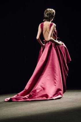 February 1, 2017 - Barcelona, Catalonia, Spain - A model walks the runway at the ZE Garcia fashion show presenting the new Dualismo collection during 080 Barcelona Fashion Week Barcelona Spain - ZUMAo105 20170201_zap_o105_261 Copyright: xMatthiasxOesterlex