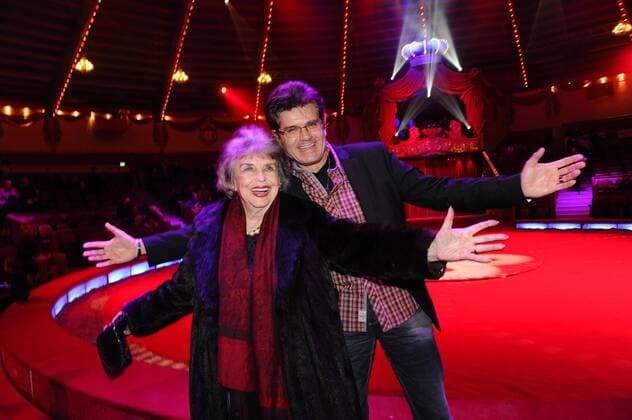 Nino Korda und Ruth Megary 2. Winterpremiere Circus Krone Kronebau Manege Muenchen 01.02..2017