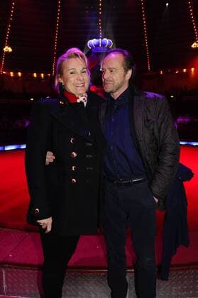 Jan Niklas mit Ehefrau 2. Winterpremiere Circus Krone Kronebau Manege Muenchen 01.02..2017