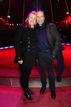 Jan Niklas mit Ehefrau 2. Winterpremiere Circus Krone Kronebau Manege Muenchen 01.02..2017