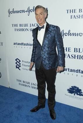 USA: The Blue Jacket Fashion Show Bill Nye attend the blue jacket fashon show in support for prostate cancer awarness during New York Fashion week at Pier 59  LevxRadin