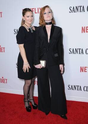 February 1, 2017 - Hollywood, CA, United States - 01 February 2017 - Hollywood, California - Drew Barrymore, Liv Newson. Premiere Of Netflix s Santa Clarita Diet held at ArcLight Cinemas Cinerama Dome. Photo Credit: AdMedia Hollywood United States - ZUMAa123 20170201_zaa_a123_036 Copyright: xBirdiexThompsonx
