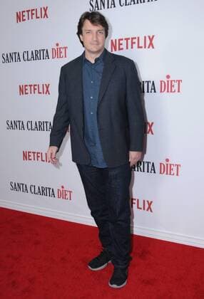 February 1, 2017 - Hollywood, CA, United States - 01 February 2017 - Hollywood, California - Nathan Fillion. Premiere Of Netflix s Santa Clarita Diet held at ArcLight Cinemas Cinerama Dome. Photo Credit: AdMedia Hollywood United States - ZUMAa123 20170201_zaa_a123_063 Copyright: xBirdiexThompsonx