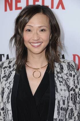 February 1, 2017 - Hollywood, CA, United States - 01 February 2017 - Hollywood, California - Joy Osmanski. Premiere Of Netflix s Santa Clarita Diet held at ArcLight Cinemas Cinerama Dome. Photo Credit: AdMedia Hollywood United States - ZUMAa123 20170201_zaa_a123_069 Copyright: xBirdiexThompsonx