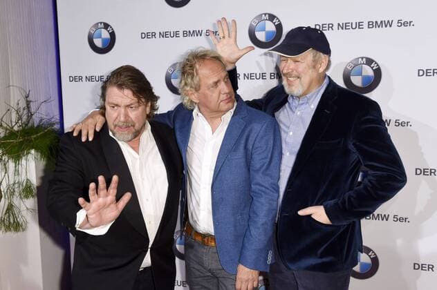 Armin Rohde, Uwe Ochsenknecht und Axel Milberg bei der exklusiven BMW 5er Premiere im BMW Haus am Kurfürstendamm. Berlin, 01.02.2017 Foto:xF.xKernx xFuturexImage