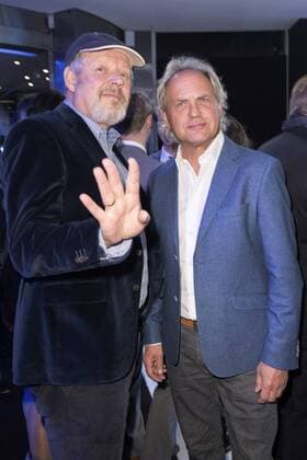 Axel Milberg und Uwe Ochsenknecht bei der exklusiven BMW 5er Premiere im BMW Haus am Kurfürstendamm. Berlin, 01.02.2017 Foto:xF.xKernx xFuturexImage