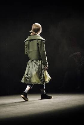 February 2, 2017 - Barcelona, Catalonia, Spain - A model walks the runway at the Daniel Rosa fashion show presenting the new Isolation collection during 080 Barcelona Fashion Week Barcelona Spain - ZUMAo105 20170202_zap_o105_035 Copyright: xMatthiasxOesterlex