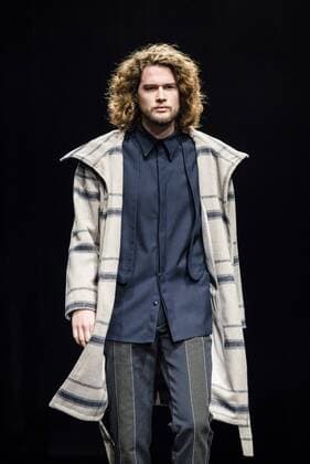 February 2, 2017 - Barcelona, Catalonia, Spain - A model walks the runway at the Daniel Rosa fashion show presenting the new Isolation collection during 080 Barcelona Fashion Week Barcelona Spain - ZUMAo105 20170202_zap_o105_053 Copyright: xMatthiasxOesterlex