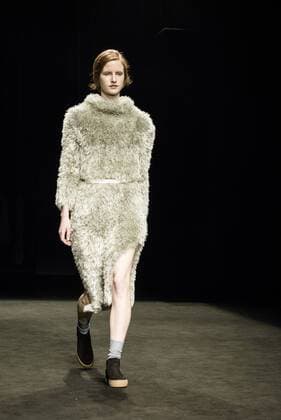 February 2, 2017 - Barcelona, Catalonia, Spain - A model walks the runway at the Daniel Rosa fashion show presenting the new Isolation collection during 080 Barcelona Fashion Week Barcelona Spain - ZUMAo105 20170202_zap_o105_056 Copyright: xMatthiasxOesterlex