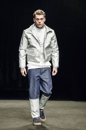 February 2, 2017 - Barcelona, Catalonia, Spain - A model walks the runway at the Daniel Rosa fashion show presenting the new Isolation collection during 080 Barcelona Fashion Week Barcelona Spain - ZUMAo105 20170202_zap_o105_055 Copyright: xMatthiasxOesterlex