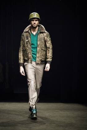 February 2, 2017 - Barcelona, Catalonia, Spain - A model walks the runway at the Torras fashion show presenting the new Kleetopia collection during 080 Barcelona Fashion Week Barcelona Spain - ZUMAo105 20170202_zap_o105_081 Copyright: xMatthiasxOesterlex
