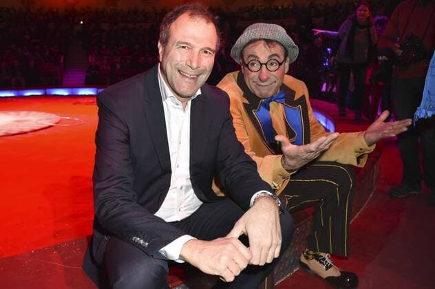 Alexander Hold und Charlie Carletto bei der Premiere der 2. Winterspielzeit 2017 des Circus Krone im Kronebau. München, 01.02.2017 Foto:xP.xSchönbergerx xFuturexImage