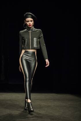 080 Barcelona Fashion Week - Miscellaneous Modenschau February 2, 2017 - Barcelona, Catalonia, Spain - A model walks the runway at the Wom & Now fashion show presenting the new Miscellaneous collection during 080 Barcelona Fashion Week Barcelona Spain - ZUMAo105 20170202_zap_o105_106 Copyright: xMatthiasxOesterlex