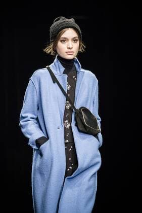 February 2, 2017 - Barcelona, Catalonia, Spain - A model walks the runway at the Yerse fashion show presenting the new togetherness collection during 080 Barcelona Fashion Week Barcelona Spain - ZUMAo105 20170202_zap_o105_154 Copyright: xMatthiasxOesterlex