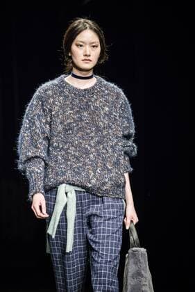 February 2, 2017 - Barcelona, Catalonia, Spain - A model walks the runway at the Yerse fashion show presenting the new togetherness collection during 080 Barcelona Fashion Week Barcelona Spain - ZUMAo105 20170202_zap_o105_159 Copyright: xMatthiasxOesterlex