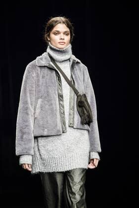 February 2, 2017 - Barcelona, Catalonia, Spain - A model walks the runway at the Yerse fashion show presenting the new togetherness collection during 080 Barcelona Fashion Week Barcelona Spain - ZUMAo105 20170202_zap_o105_167 Copyright: xMatthiasxOesterlex
