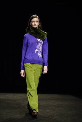 080 Barcelona Fashion Week - Lebor Gabala Modenschau February 2, 2017 - Barcelona, Catalonia, Spain - A model walks the runway at the Lebor Gabala fashion show presenting the new Autumn Winter 2017 collection during 080 Barcelona Fashion Week Barcelona Spain - ZUMAo105 20170202_zap_o105_203 Copyright: xMatthiasxOesterlex