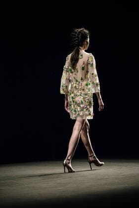 080 Barcelona Fashion Week - Justicia Ruano Modenschau February 2, 2017 - Barcelona, Catalonia, Spain - A model walks the runway at the Justicia Ruano fashion show presenting the new Hedonism collection during 080 Barcelona Fashion Week Barcelona Spain - ZUMAo105 20170202_zap_o105_231 Copyright: xMatthiasxOesterlex