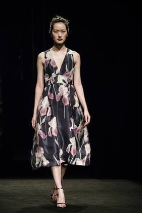080 Barcelona Fashion Week - Justicia Ruano Modenschau February 2, 2017 - Barcelona, Catalonia, Spain - A model walks the runway at the Justicia Ruano fashion show presenting the new Hedonism collection during 080 Barcelona Fashion Week Barcelona Spain - ZUMAo105 20170202_zap_o105_257 Copyright: xMatthiasxOesterlex