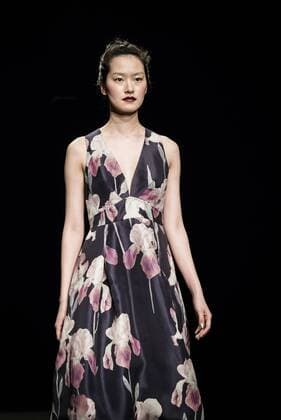 080 Barcelona Fashion Week - Justicia Ruano Modenschau February 2, 2017 - Barcelona, Catalonia, Spain - A model walks the runway at the Justicia Ruano fashion show presenting the new Hedonism collection during 080 Barcelona Fashion Week Barcelona Spain - ZUMAo105 20170202_zap_o105_258 Copyright: xMatthiasxOesterlex