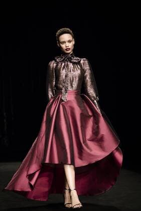080 Barcelona Fashion Week - Justicia Ruano Modenschau February 2, 2017 - Barcelona, Catalonia, Spain - A model walks the runway at the Justicia Ruano fashion show presenting the new Hedonism collection during 080 Barcelona Fashion Week Barcelona Spain - ZUMAo105 20170202_zap_o105_270 Copyright: xMatthiasxOesterlex
