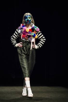 080 Barcelona Fashion Week - Brain & Beast Modenschau February 2, 2017 - Barcelona, Catalonia, Spain - A model walks the runway at the Brain & Beast fashion show presenting the new Trilogy Vol. I Playback Winter 2017-18 collection during 080 Barcelona Fashion Week Barcelona Spain - ZUMAo105 20170202_zap_o105_283 Copyright: xMatthiasxOesterlex