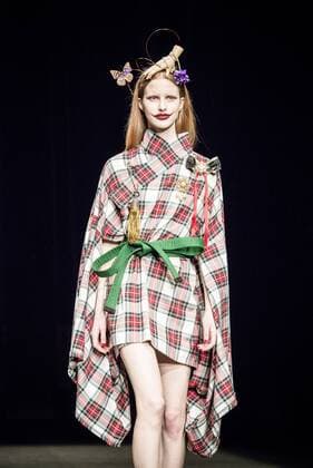 February 2, 2017 - Barcelona, Catalonia, Spain - A model walks the runway at the Brain & Beast fashion show presenting the new Trilogy Vol. I Playback Winter 2017-18 collection during 080 Barcelona Fashion Week Barcelona Spain - ZUMAo105 20170202_zap_o105_299 Copyright: xMatthiasxOesterlex
