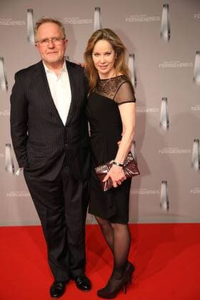 Harald Krassnitzer und Ann-Kathrin Kramer bei der Verleihung Deutscher Fernsehpreis am 02.02.17 in Düsseldorf Deutscher Fernsehpreis Verleihung 2017 in Duesseldorf 