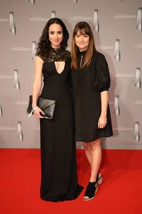 Stephanie Strumph und Ina Paule Klink bei der Verleihung Deutscher Fernsehpreis am 02.02.17 in Düsseldorf Deutscher Fernsehpreis Verleihung 2017 in Duesseldorf 