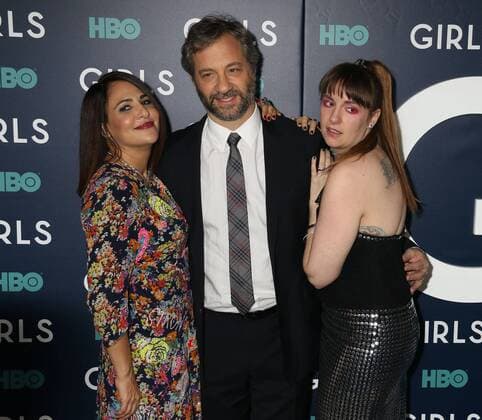 February 2, 2017 - New York, New York, U.S. - Producers JENNI KONNER, JUDD APATOW and LENA DUNHAM attend the New York premiere of the HBO show Girls 6th and final season held at Alice Tully Hall at Lincoln Center. New York U.S. - ZUMAk03_ 20170202_zaf_k03_156 Copyright: xNancyxKaszermanx