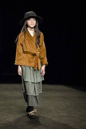 February 3, 2017 - Barcelona, Catalonia, Spain - A model walks the runway at the Little Creative Factory fashion show presenting the new La edad de los suenos... collection during 080 Barcelona Fashion Week Barcelona Spain - ZUMAo105 20170203_zap_o105_018 Copyright: xMatthiasxOesterlex