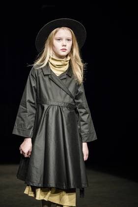 February 3, 2017 - Barcelona, Catalonia, Spain - A model walks the runway at the Little Creative Factory fashion show presenting the new La edad de los suenos... collection during 080 Barcelona Fashion Week Barcelona Spain - ZUMAo105 20170203_zap_o105_025 Copyright: xMatthiasxOesterlex