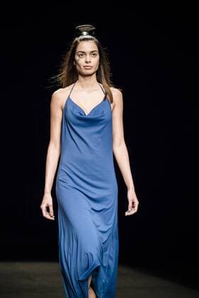 February 3, 2017 - Barcelona, Catalonia, Spain - A model walks the runway at the Punto Blanco fashion show presenting the new Harmony collection during 080 Barcelona Fashion Week Barcelona Spain - ZUMAo105 20170203_zap_o105_079 Copyright: xMatthiasxOesterlex