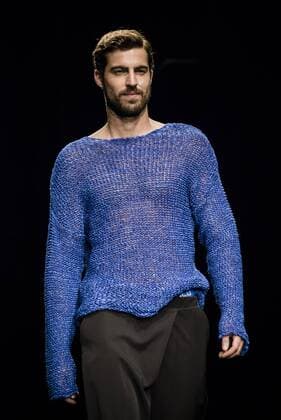 February 3, 2017 - Barcelona, Catalonia, Spain - A model walks the runway at the Punto Blanco fashion show presenting the new Harmony collection during 080 Barcelona Fashion Week Barcelona Spain - ZUMAo105 20170203_zap_o105_095 Copyright: xMatthiasxOesterlex