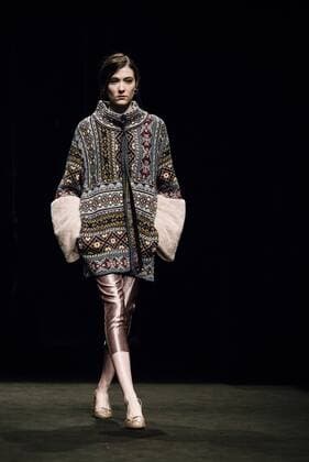 080 Barcelona Fashion Week - Bohemian Rhapsody Modenschau February 3, 2017 - Barcelona, Catalonia, Spain - A model walks the runway at the Aldomartins fashion show presenting the new Bohemian Rhapsody collection during 080 Barcelona Fashion Week Barcelona Spain - ZUMAo105 20170203_zap_o105_136 Copyright: xMatthiasxOesterlex