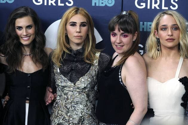 Allison Williams, Zosia Mamet, Lena Dunham und Jemima Kirke bei der Premiere der sechsten und finalen Staffel der HBO TV-Serie Girls in derAlice Tully Hall im Lincoln Center. New York, 02.02.2017 Foto:xD.xVanxTinex xFuturexImage