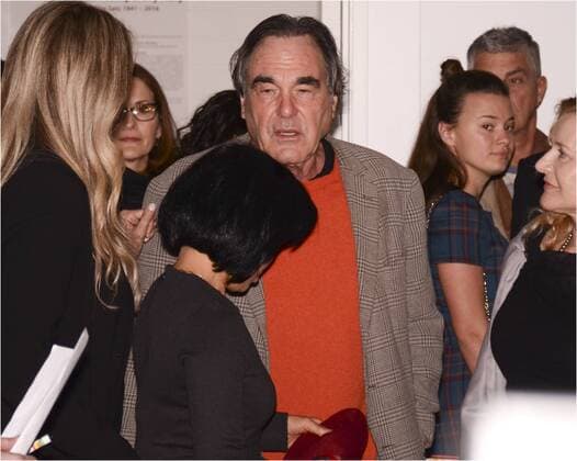 Oliver Stone attneds the LA Premiere of Ukraine On Fire where Oliver Stone Receives Baume and Mercer Special Award at the Italian Institute of Coulture on Friday February 3, 2017. 2017 - USA - Oliver Stone Receives Baume and Mercer Special Award.  Copyright: xBillyxBennightx