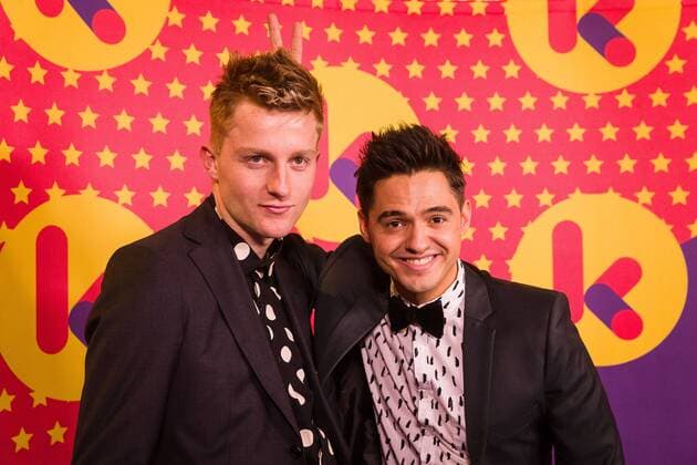 Ghost Rockers pictured during the Gala van de Gouden K s award show, organized by Flemish children s television channel Ketnet, Saturday 04 February 2017 in Brussels.  JAMESxARTHURxGEKIERE 05039944