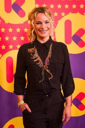 television presenter An Lemmens pictured during the Gala van de Gouden K s award show, organized by Flemish children s television channel Ketnet, Saturday 04 February 2017 in Brussels.  JAMESxARTHURxGEKIERE 05039980