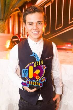 actor Giovanni Kemper pictured during the Gala van de Gouden K s award show, organized by Flemish children s television channel Ketnet, Saturday 04 February 2017 in Brussels.  JAMESxARTHURxGEKIERE 05040247