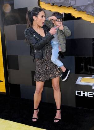 February 4, 2017 - Westwood, CA, United States - 04 February 2017 - Westwood, California - Jordana Brewster, Julian Form-Brewster. Premiere of Warner Bros. Pictures The LEGO Batman Movie held at the Regency Village Theater. Photo Credit: AdMedia Westwood United States - ZUMAa123 20170204_zaa_a123_337 Copyright: xBirdiexThompsonx